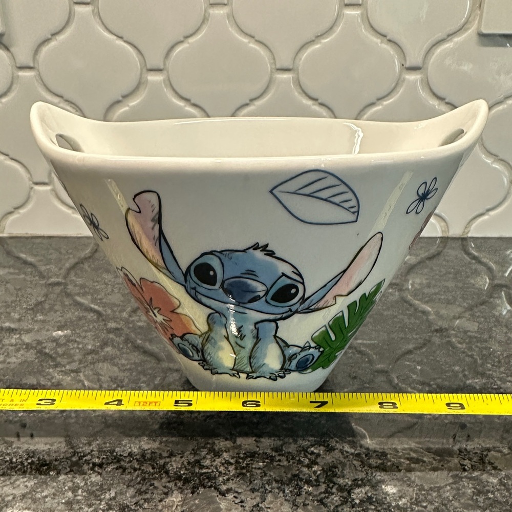 Disney Stitch Ramon Noodle deep bowl - double sided with hibiscus